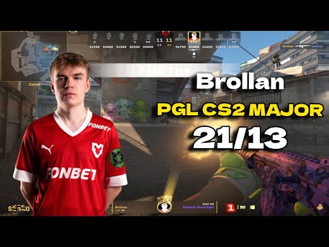 CS2 POV MOUZ Brollan (21/13) vs ECSTATIC (Overpass) PGL CS2 Major Copenhagen 2024