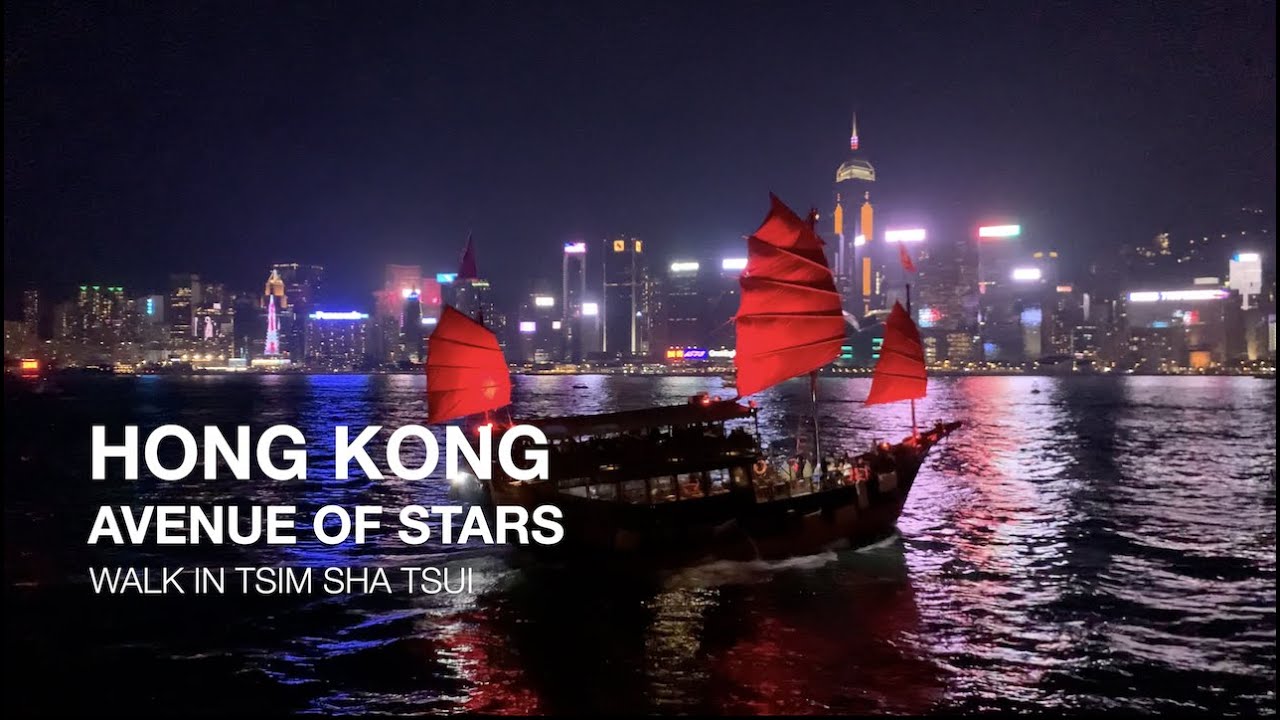 Experience the Avenue of Stars with skyline views and famous names
