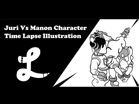 Juri Han Vs Manon | Character Illustration