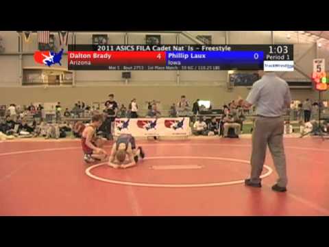 FILA Cadet Freestyle Final 50kg - Dalton Brady vs. Phillip Laux