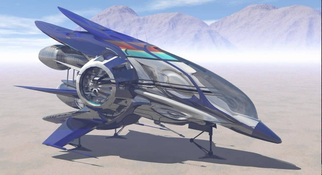 Alien Interceptor 3D model from CGTrader.com