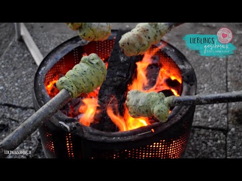 Stockbrot mit Bärlauch/von Lieblingsgeschmack