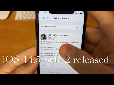 iOS 14.5 beta 2 released!! what's new? 7+ NEW Features/Changes