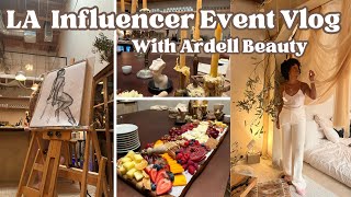 Naked Art Drawing Influencer Event in LA Vlog: GRWM, Tea Room, Lash Extensions with Ardell Beauty