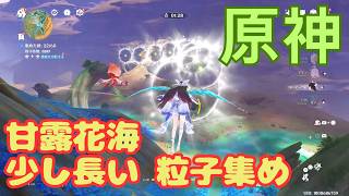 【原神】甘露花海西の少し長い粒子集め