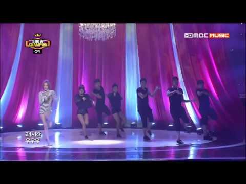 130828 Sunmi(선미) - 24 Hours @ Show Champion Solo Debut Stage