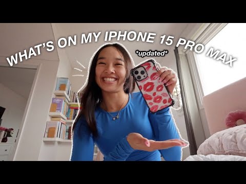 WHAT'S ON MY IPHONE 15 PRO MAX *updated*