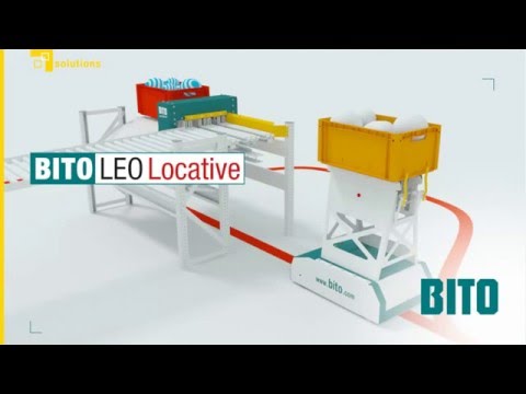 BITO LEO ACTIVE, un véhicule autoguidé pour bacs et cartons