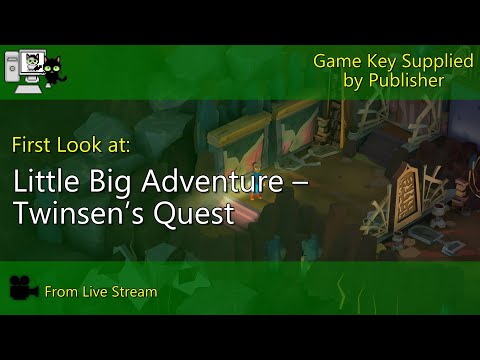 First Look - Little Big Adventure - Twinsen's Quest (Live Stream)