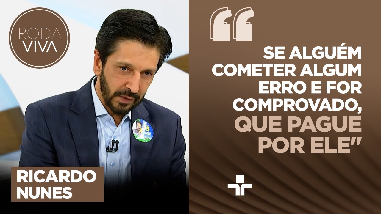 Ricardo Nunes fala sobre Milton Leite: "Todas as pessoas públicas devem ser investigadas'"