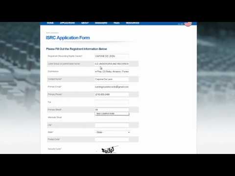 RPS ARTIST TRAINING - STARTING YOUR OWN LABEL - ISRC