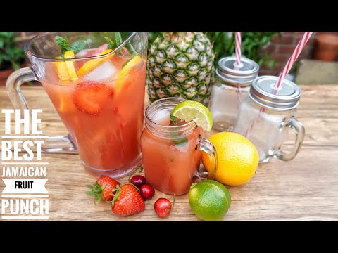 THE BEST JAMAICAN FRUIT PUNCH