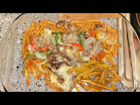 HOW TO MAKE PHILLY CHEESESTEAK FRIES| PHILLY...