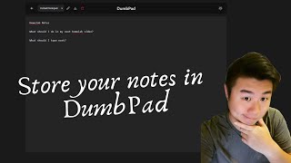 DumbPad: The Easiest Self-Hosted Notepad for All Your Ideas!