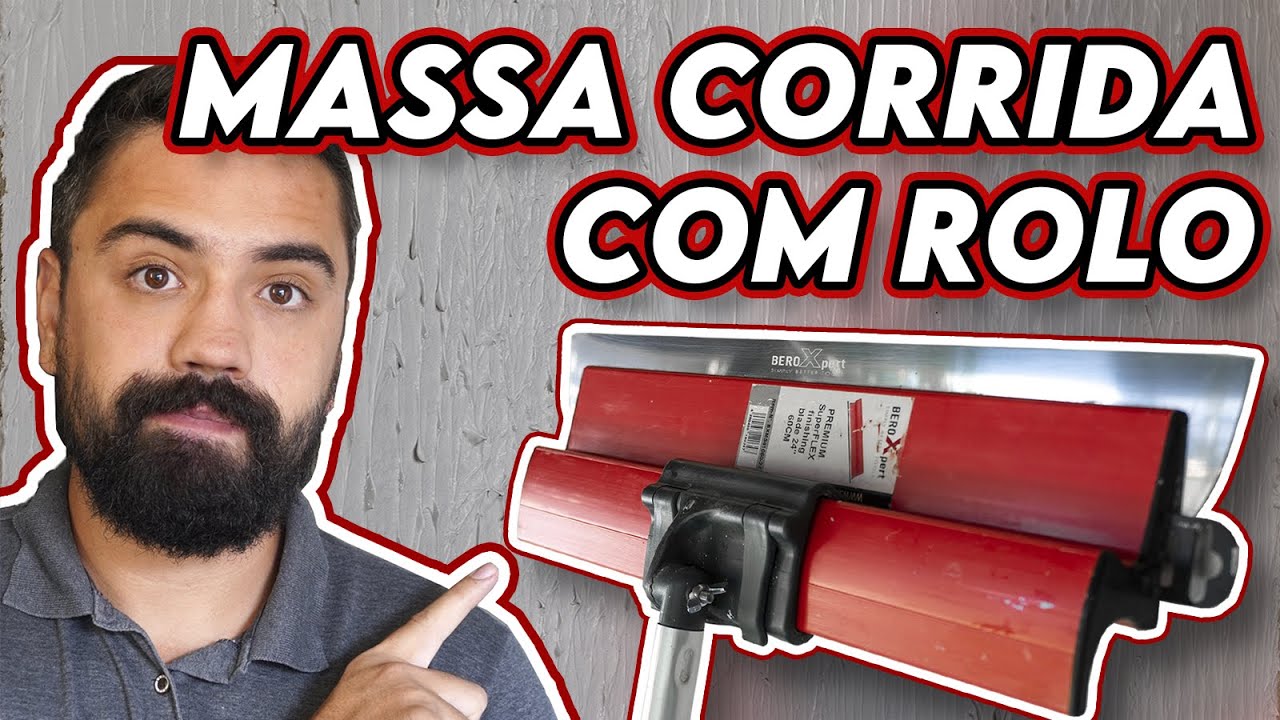 Como Aplicar Massa Corrida com Rolo rolada