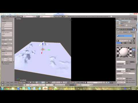 Beginning Blender 2.60 Tutorial - 8 - Texture Painting the Terrain - Part 1