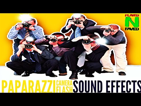 Paparazzi Camera Flash Sound Effects with Crowd Ambience / Photo Press Conference / Paparazzi Sounds