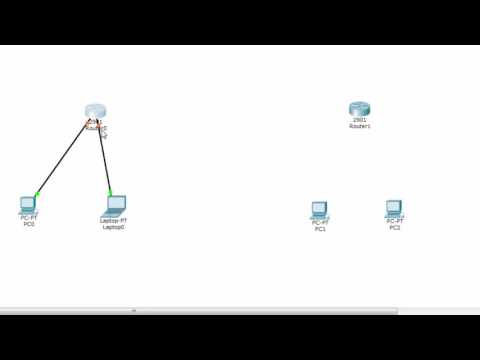 Cisco Packet Tracer - tutorial for beginners (network simulator)