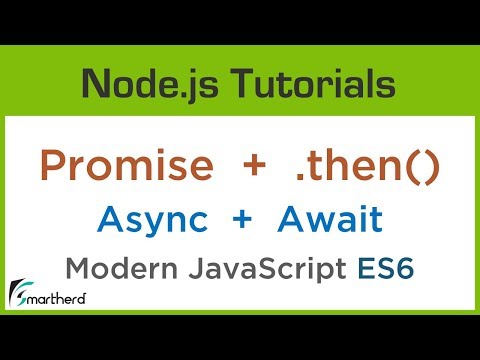 JavaScript Asynchronous Programming Promise Async Await and Then function | ES6 2 9