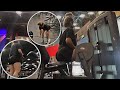 Gym Workout Legs Back Strength Training