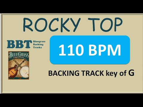 Rocky Top - 110 bpm bluegrass backing track