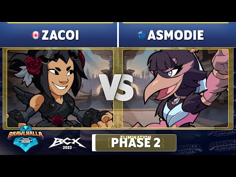 Zacoi vs. Asmodie - Elimination Phase 2 - Brawlhalla World Championship 2022