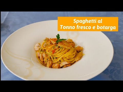 Spaghetti con Tonno fresco