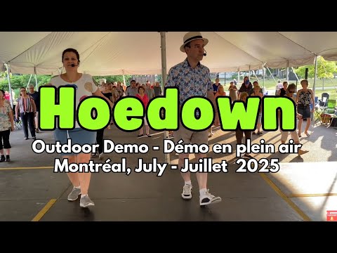Hoedown Line Dance (Outdoor Demo / Démo en plein air / Montréal July - Juillet 2025)