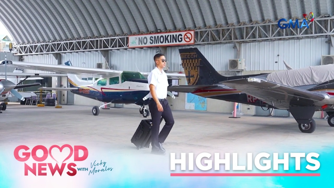 Zedric Von Schneider — GMA News feature, from food delivery rider to future pilot