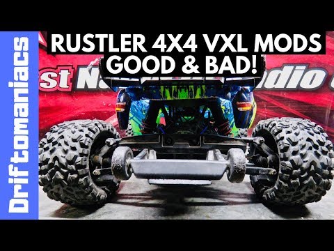 Traxxas Rustler 4x4 VXL Mods To Date Good And Bad!