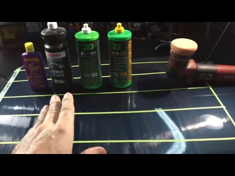 The Compound Showdown Of A Lifetime!!! Sonax Cut Max VS 3D ACA 500 VS Wizards VS 3D AAT 501