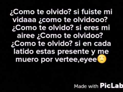 Como te olvido - Ariel camacho(letra)💘