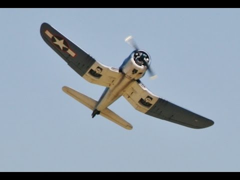 RC LARGE 1/5 SCALE MODEL ZIROLI F4U CORSAIR 96 inch 3W 60CC - MIKE DONNELLY - CMAC 2013