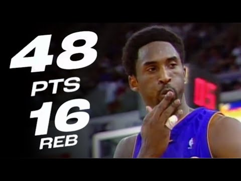22-Year-Old Kobe Bryant DROPS 48 vs Kings | 2001 WCSF