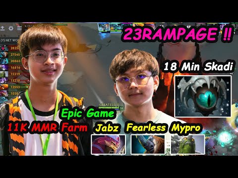 23savage  [Terrorblade] Beast Mode Insane Farm 11K MMR Carry vs Fnatic.Jabz Fearless Dota 2 Gameplay