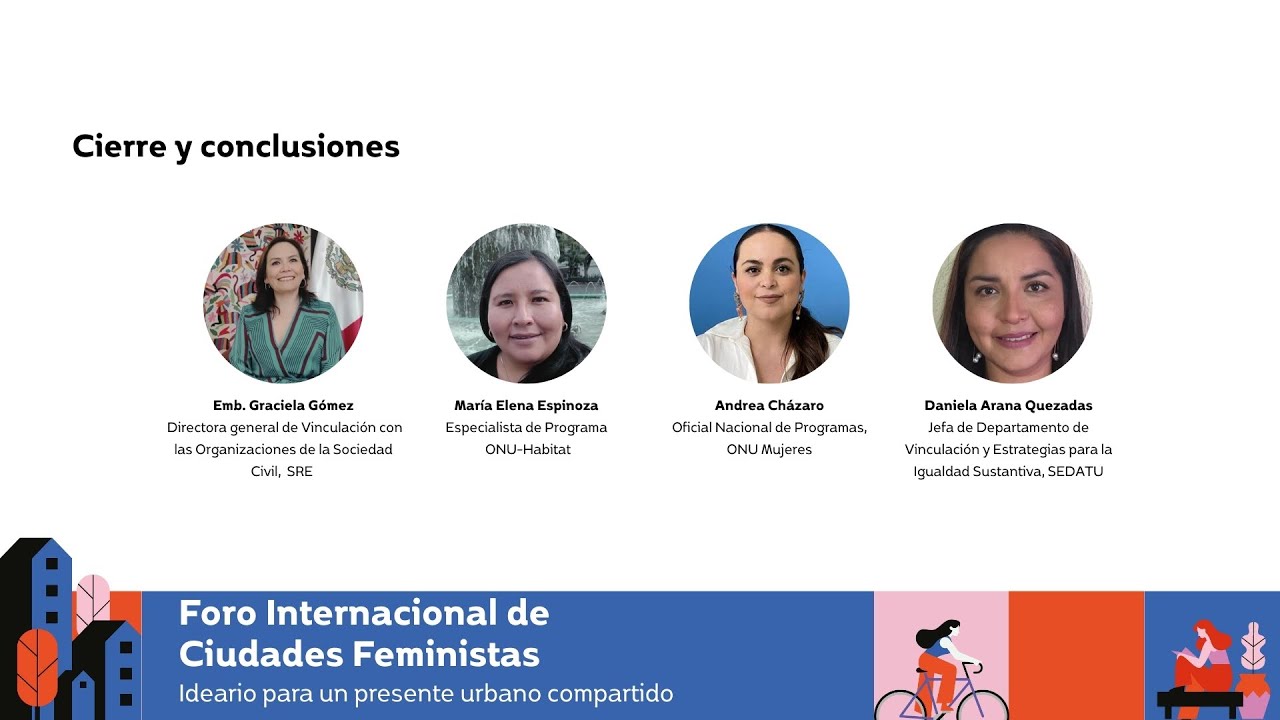 Foro Internacional de Ciudades Feministas | Cierre y conclusiones