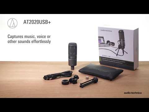 Audio-Technica AT2020USB+ Cardioid Condenser USB Microphone 