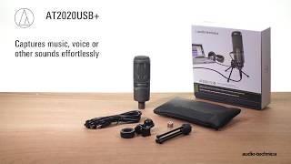 AT2020USB+ Overview | Cardioid Condenser USB Microphone