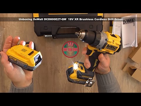Дрель-шуруповёрт аккумуляторная бесщёточная DeWALT DCD800E2T Дрель-шуруповёрт аккумуляторная бесщёточная DeWALT DCD800E2T