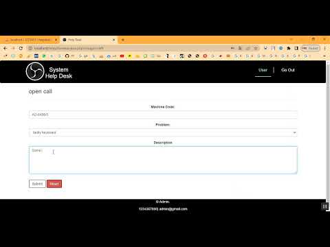 System Help Desk in PHP Application Projects