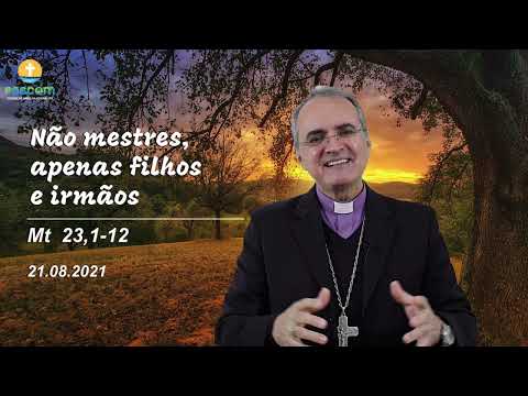 Não mestres, apenas filhos e irmãos - Evangelho do Dia 21.08.2021 [Dom Walter Jorge]