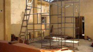 preview picture of video 'Obras de restauro no Centro Cultural de Areal (RJ)'