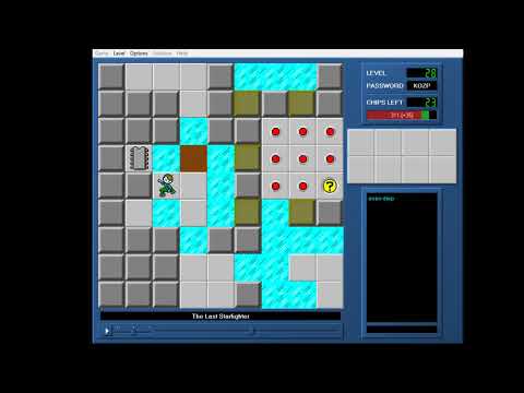 CCLP1 level 28 solution - 276 seconds