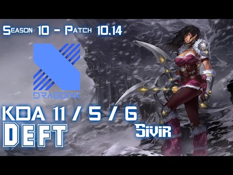 DRX Deft SIVIR vs HEIMERDINGER ADC - Patch 10.14 KR Ranked