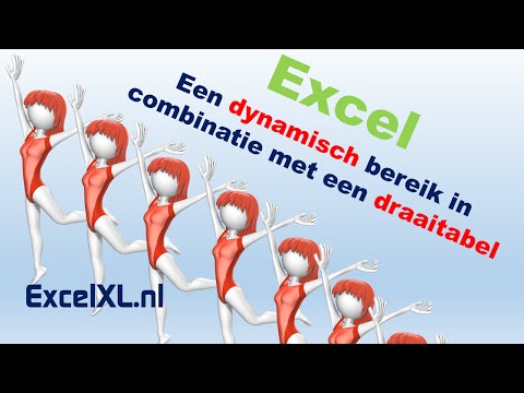 Een Dynamisch Bereik Met Een Draaitabel - ExcelXL.nl trainingen en workshops