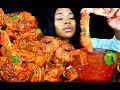 KING CRAB SEAFOOD BOIL MUKBANG SEAFOOD MUKBANG DESHELLED LOBSTER SEAFOOD BOIL ASMR EATING
