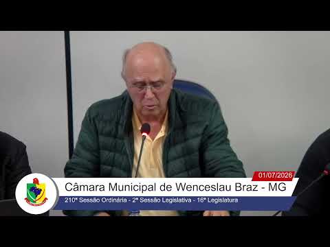 210ª Sessão Ordinária - 2ª Sessão Legislativa - 16ª Legislatura do dia 01-07-2026