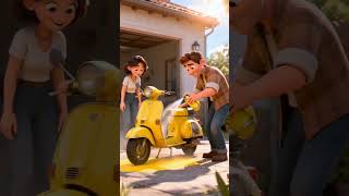 Download lagu I'm new to scooty 😛😂 #funnyshorts #cartoon #viralvideo mp3