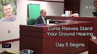 Curtis Reeves Stand Your Ground Hearing Day 5 Part 1 02/24/17