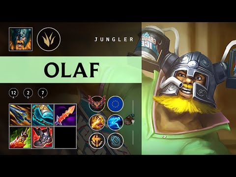 Olaf Jungle vs Qiyana - EUW Grandmaster Patch 25.22